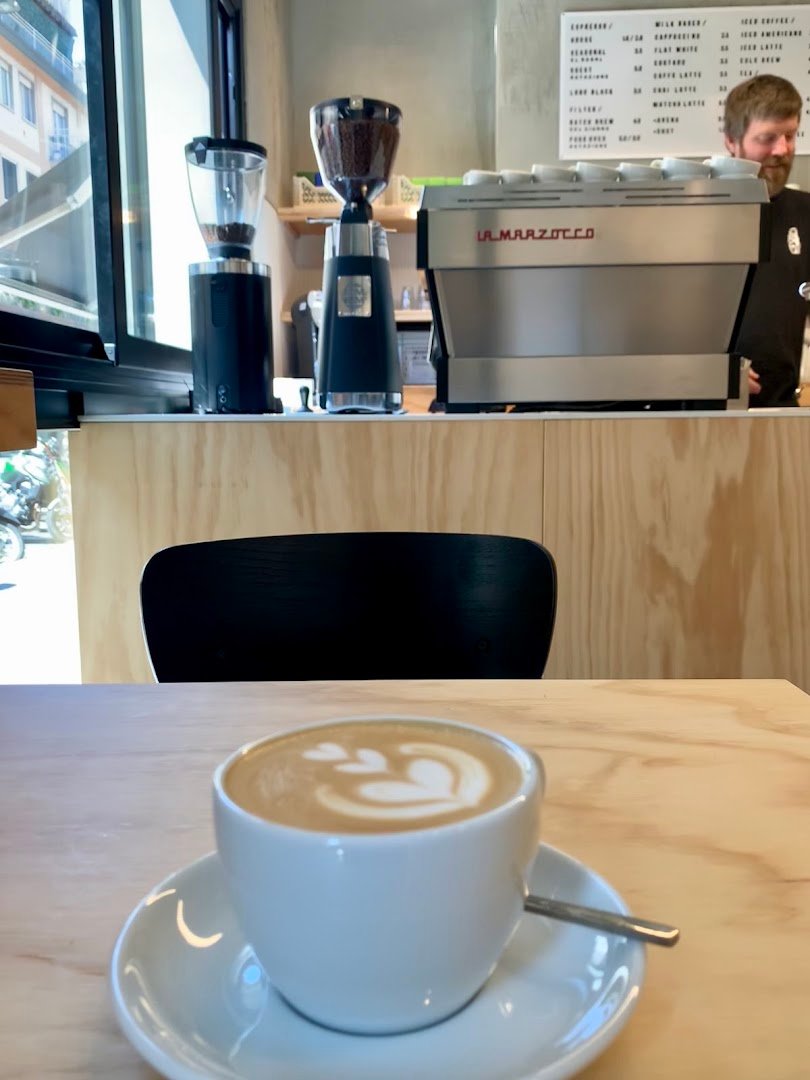 Interior of Orsonero Coffee, specialty coffee shop in Milan