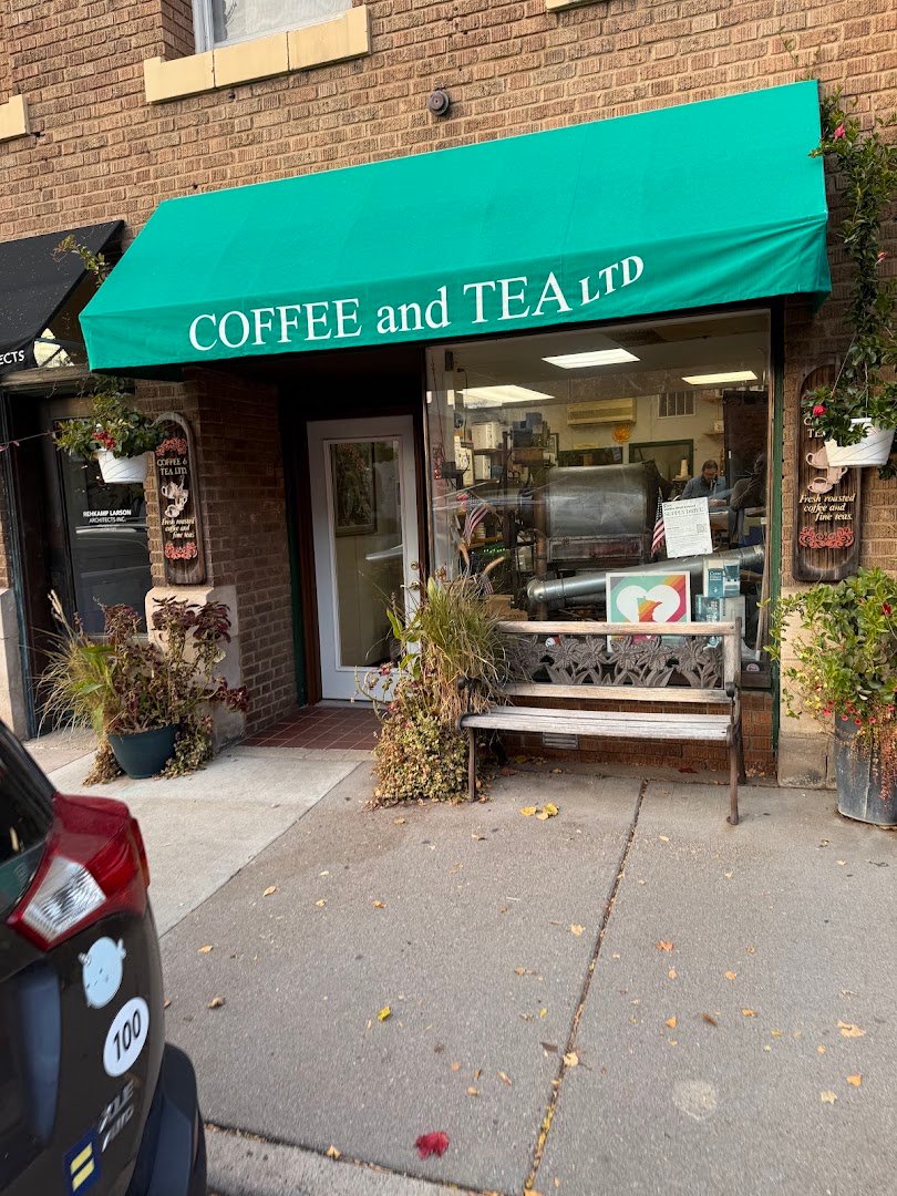 Storefront of Coffee and Tea Limited, specialty coffee shop in Minneapolis