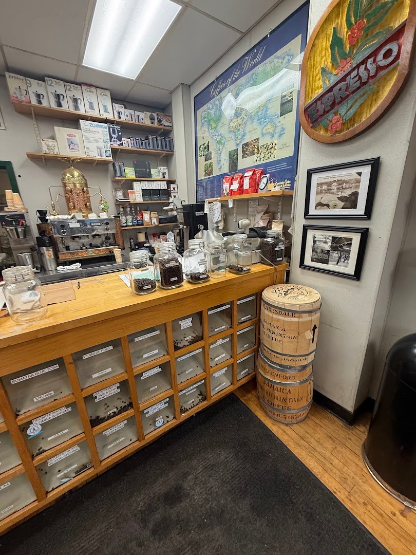 Interior of Coffee and Tea Limited, specialty coffee shop in Minneapolis