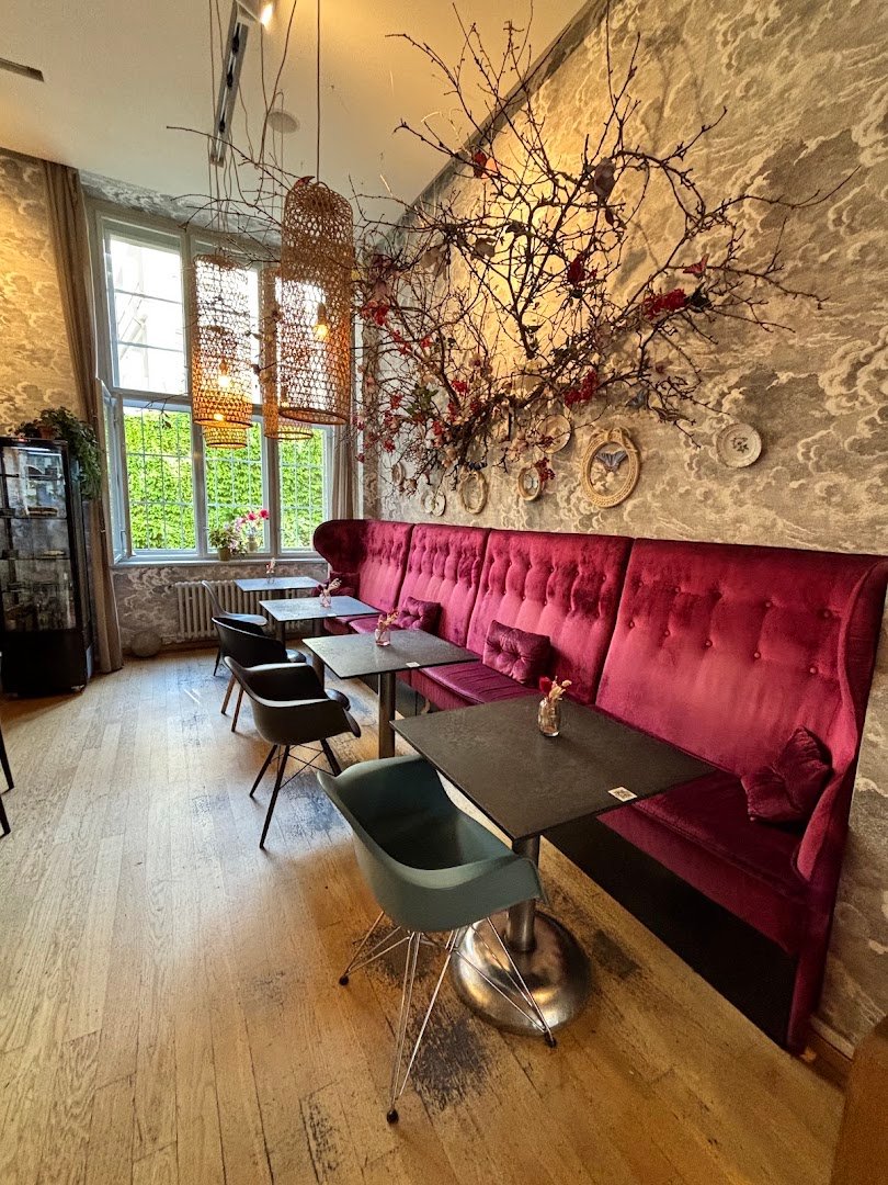 Interior of La Bohème Café Specialty Coffee Roastery, specialty coffee shop in Prague