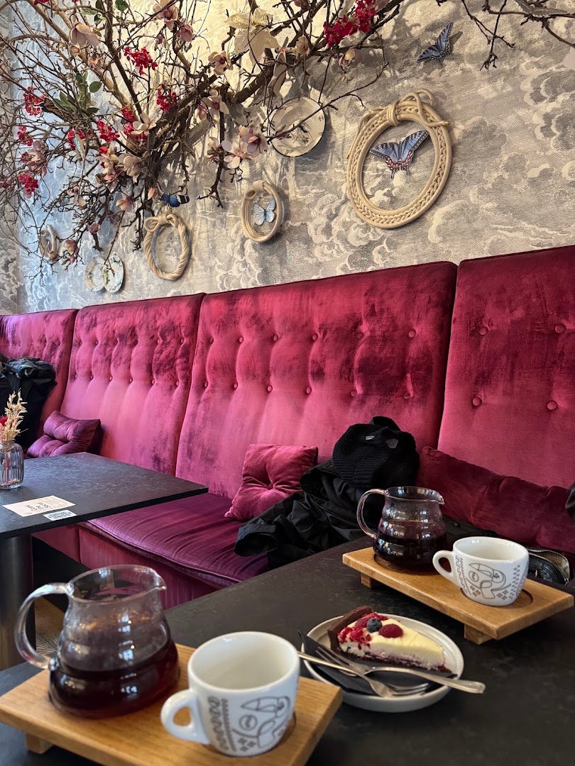 Coffee at La Bohème Café Specialty Coffee Roastery, specialty coffee shop in Prague