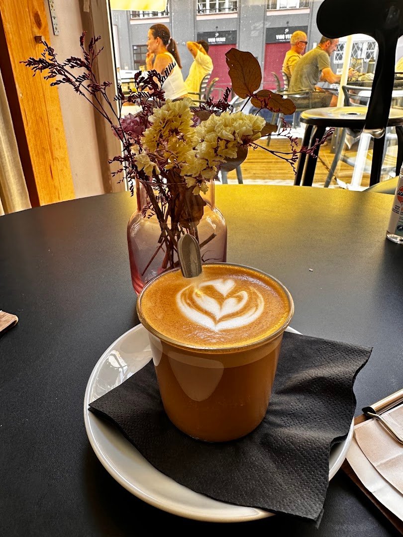 Coffee at La Bohème Café Specialty Coffee Roastery, specialty coffee shop in Prague