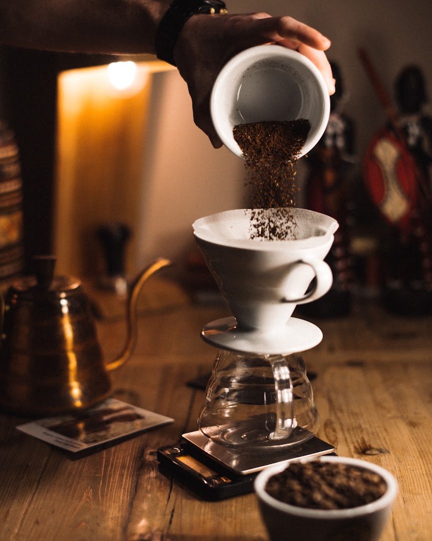Coffee at La Bohème Café Specialty Coffee Roastery, specialty coffee shop in Prague