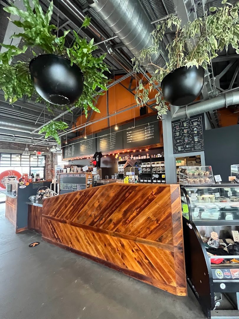 Interior of Mean Cup, specialty coffee shop in Lancaster