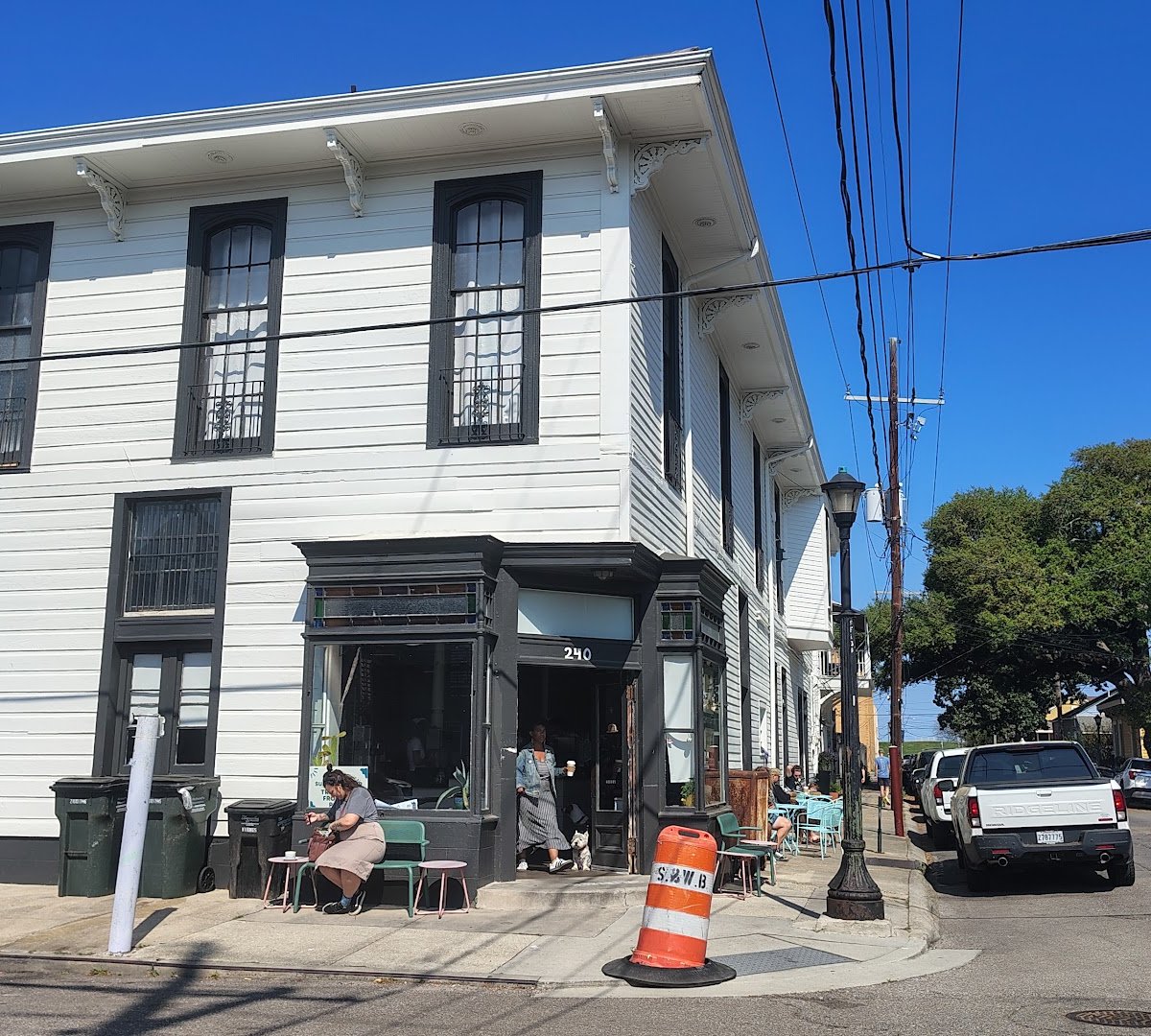 Storefront of Congregation Coffee Roasters, specialty coffee shop in New Orleans