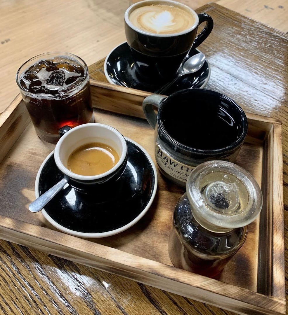 Coffee at Hawthorne Coffee Roasters, specialty coffee shop in Milwaukee