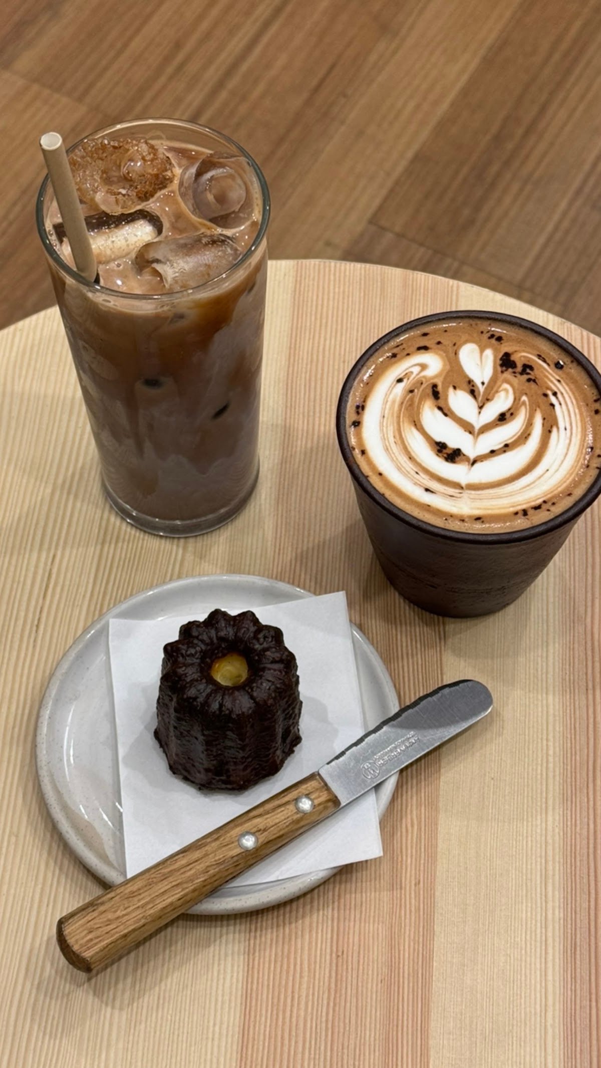 Coffee at trbl. Coffee, specialty coffee shop in Melbourne