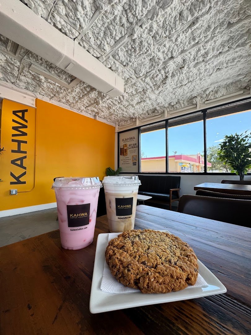 Coffee at Kahwa Coffee, specialty coffee shop in Tampa-St. Petersburg