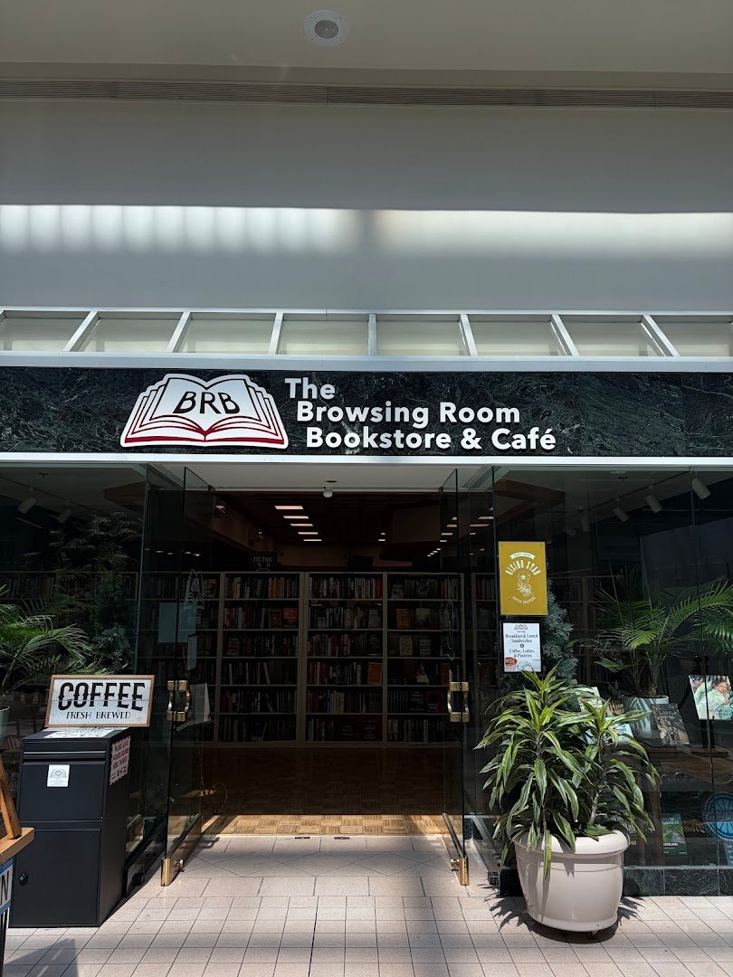 Storefront of The Browsing Room Bookstore & Cafe, specialty coffee shop in Cleveland