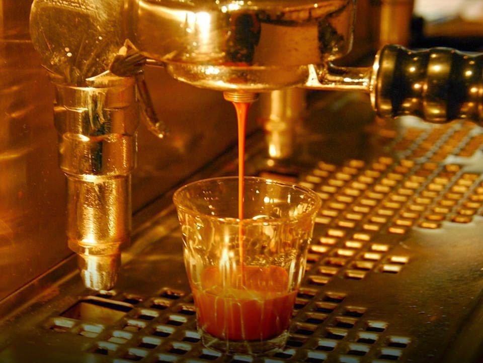 Coffee at Old George Coffee, specialty coffee shop in Wellington