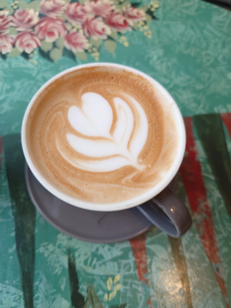 Coffee at The Blue Wolf Cafe, specialty coffee shop in Montreal