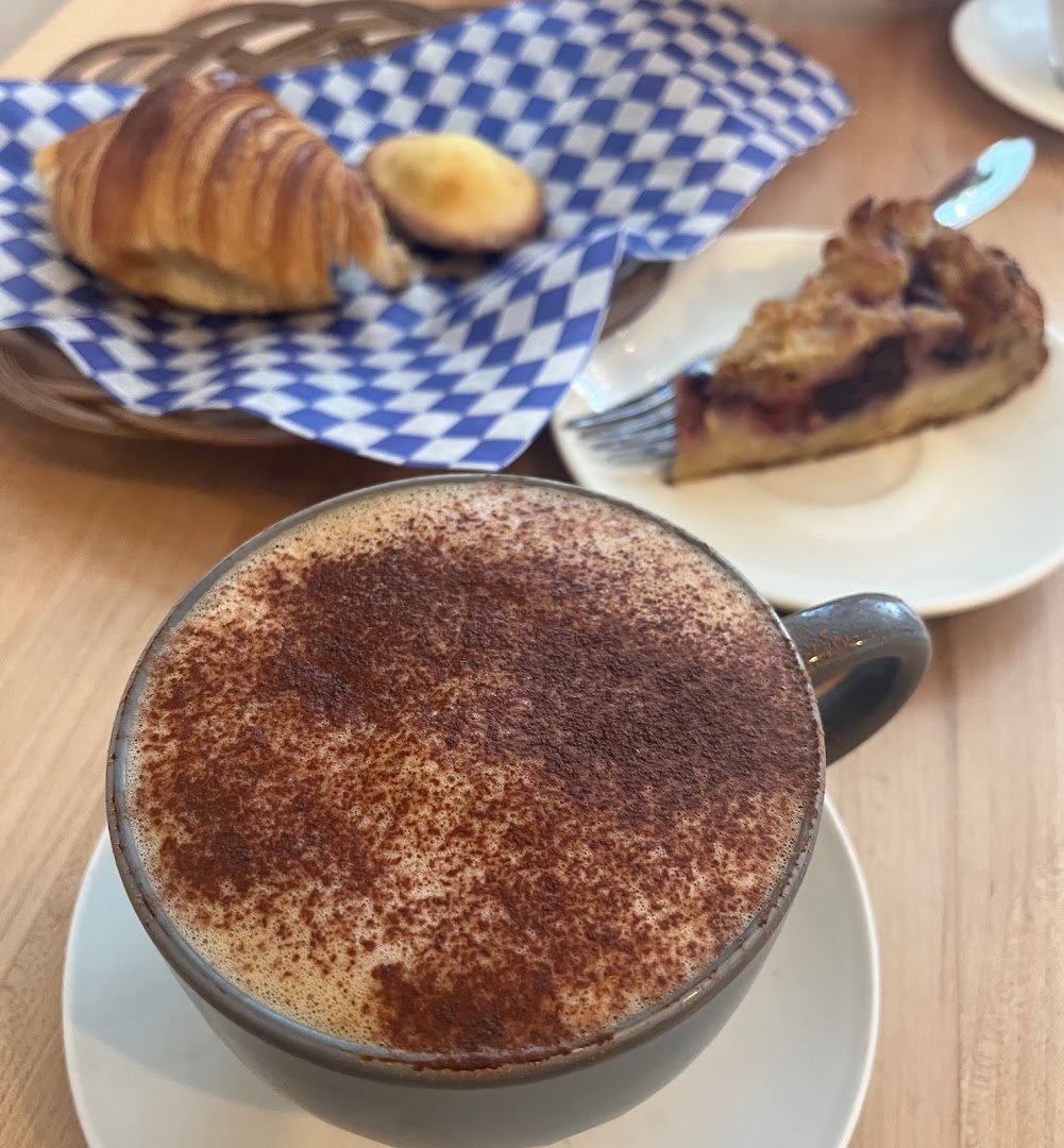 Coffee at The Blue Wolf Cafe, specialty coffee shop in Montreal