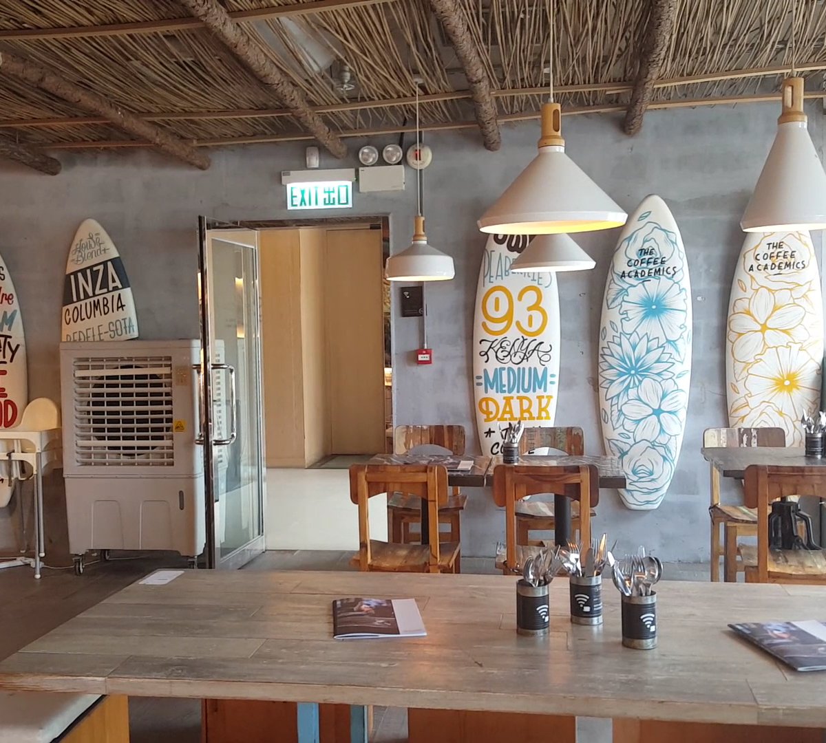 Interior of The Coffee Academïcs, specialty coffee shop in Hong Kong