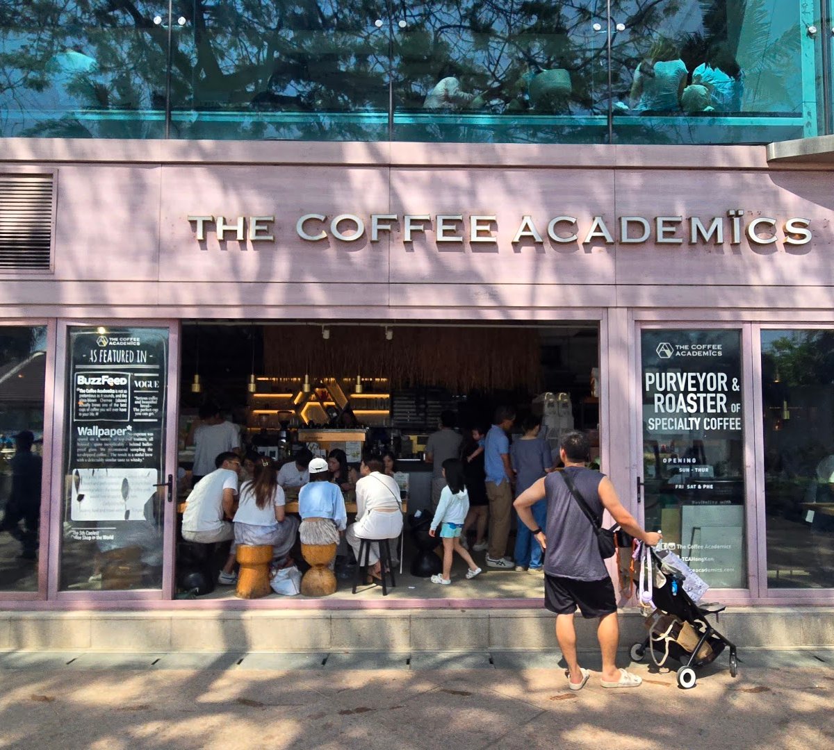 Storefront of The Coffee Academïcs, specialty coffee shop in Hong Kong