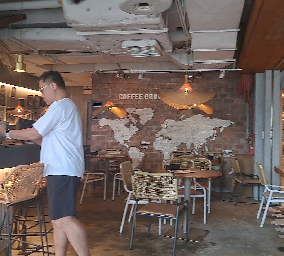 Interior of The Coffee Academïcs, specialty coffee shop in Hong Kong
