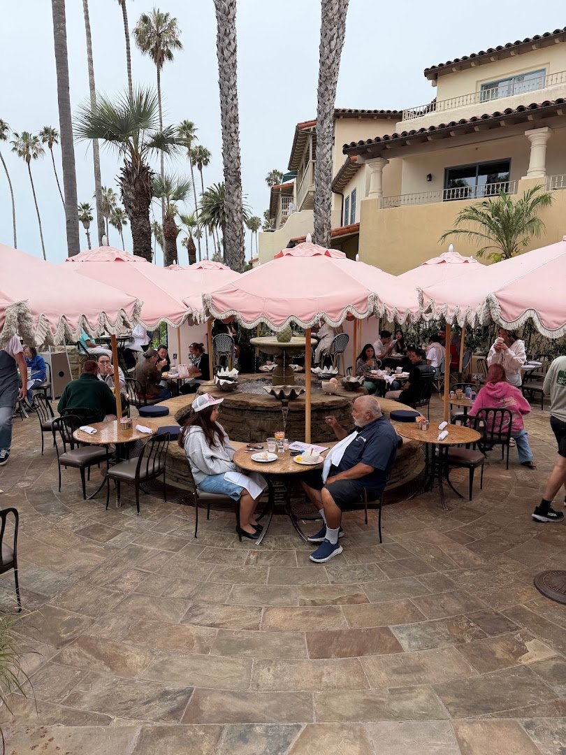 Storefront of Jeannine's Restaurant & Bakery, specialty coffee shop in Santa Barbara