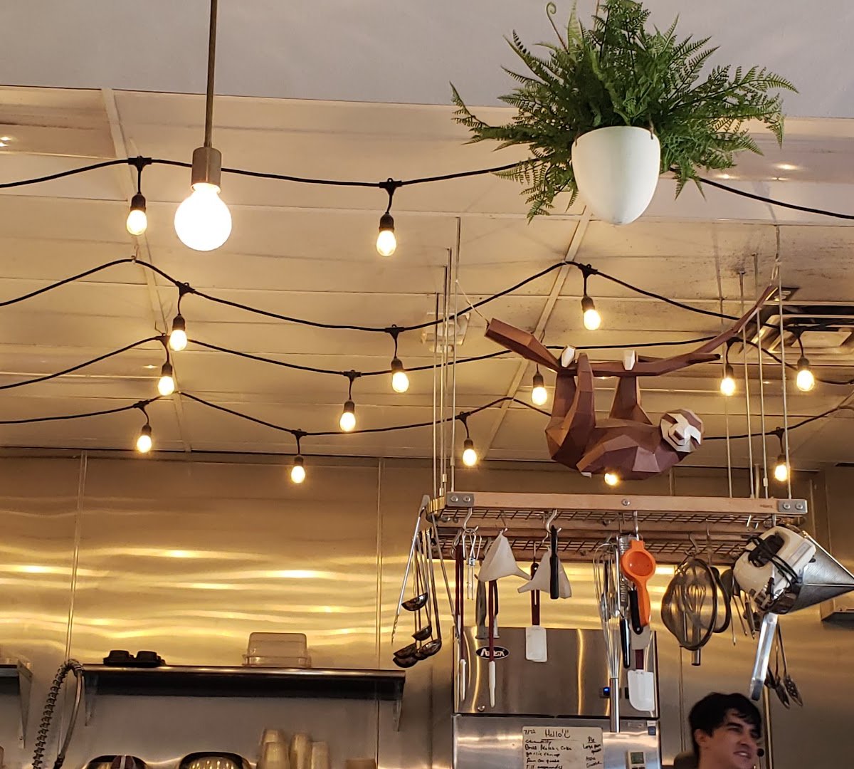 Interior of Take It Easy Roasters, specialty coffee shop in Las Vegas