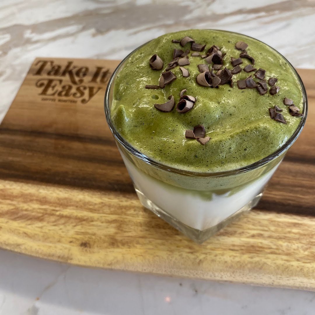 Coffee at Take It Easy Roasters, specialty coffee shop in Las Vegas