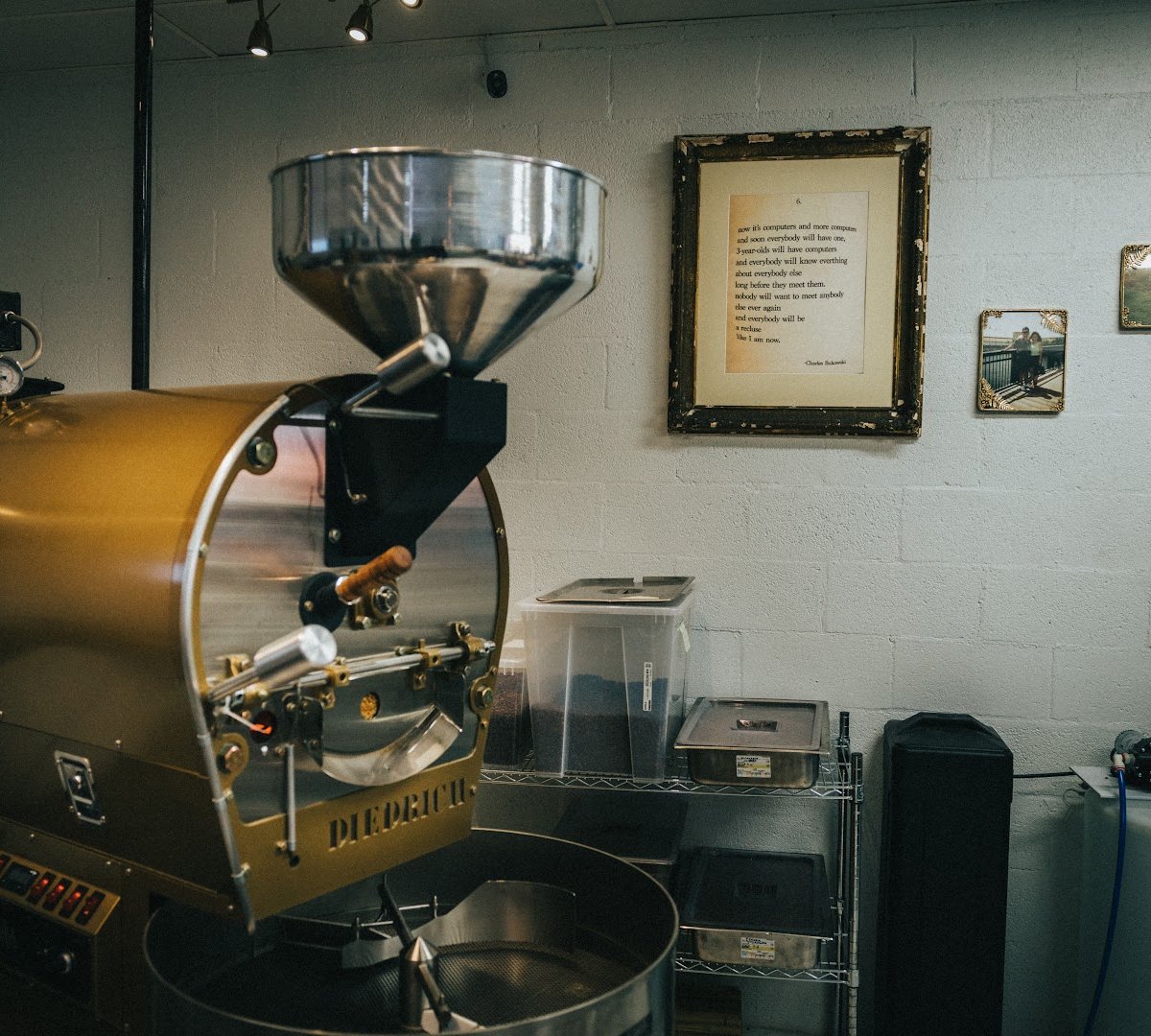 Interior of Take It Easy Roasters, specialty coffee shop in Las Vegas