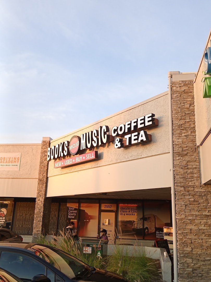 Storefront of Mojo Books & Records, specialty coffee shop in Tampa-St. Petersburg