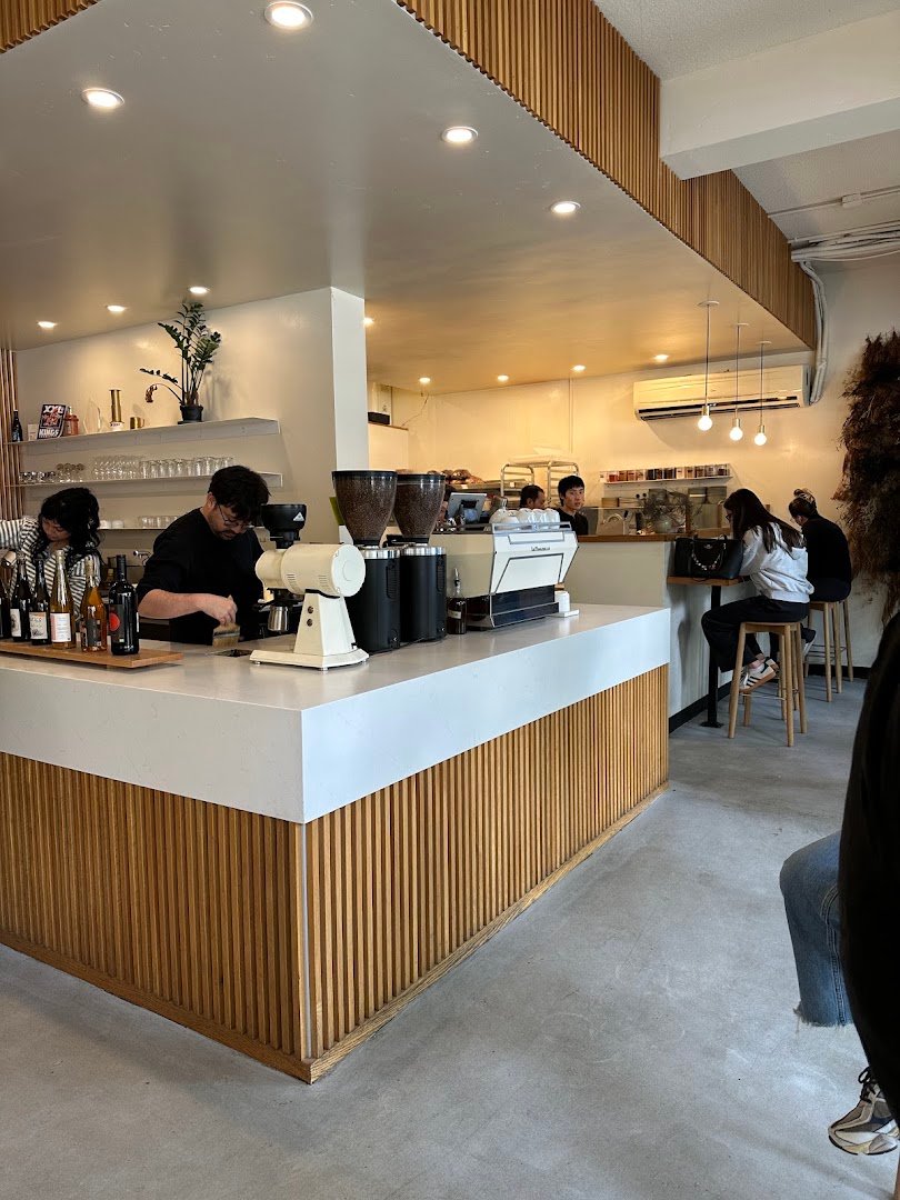 Interior of Scorpio, specialty coffee shop in Sacramento