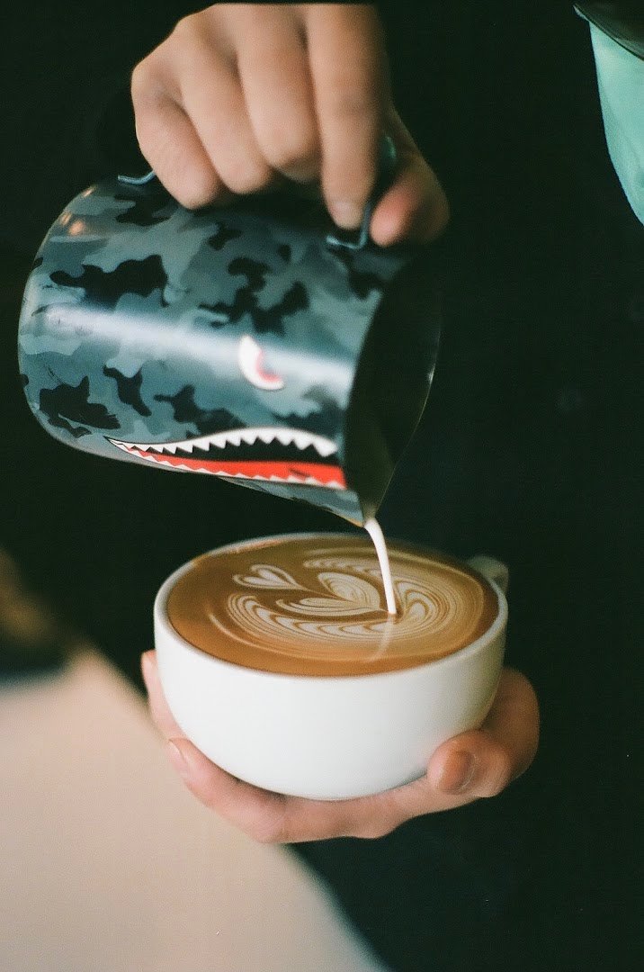 Coffee at Scorpio, specialty coffee shop in Sacramento