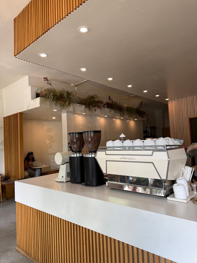 Interior of Scorpio, specialty coffee shop in Sacramento