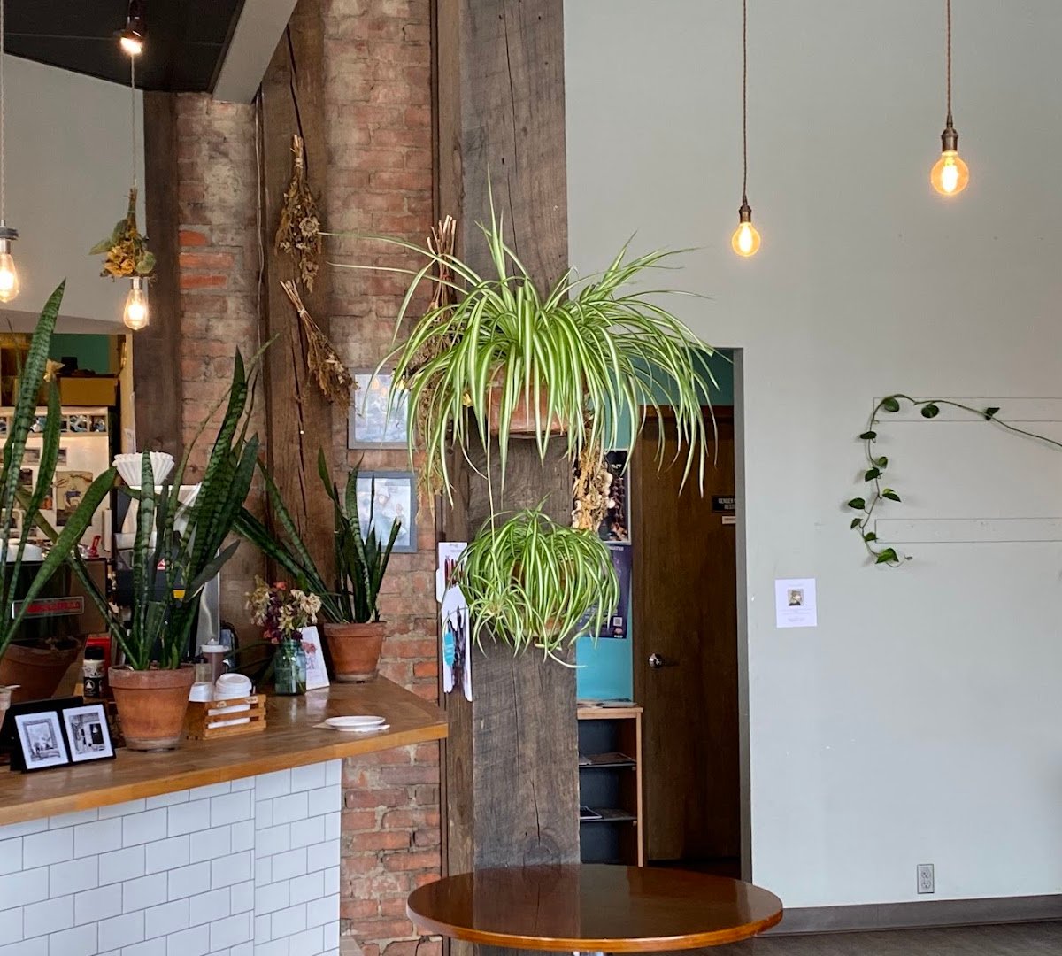 Interior of Phoenix Coffee Co., specialty coffee shop in Cleveland