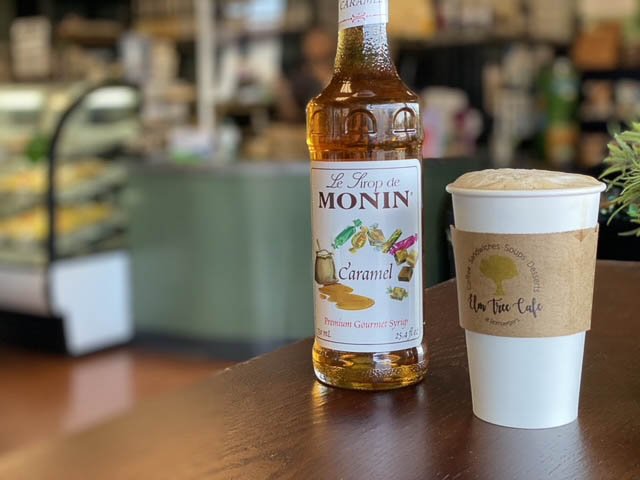 Coffee at Elm Tree Cafe at Bomberger's, specialty coffee shop in Lancaster