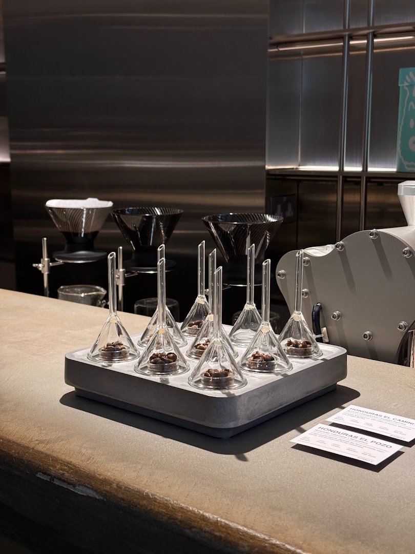 Interior of project c, specialty coffee shop in Hong Kong