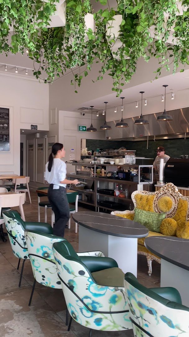Interior of Tommy Café, specialty coffee shop in Montreal