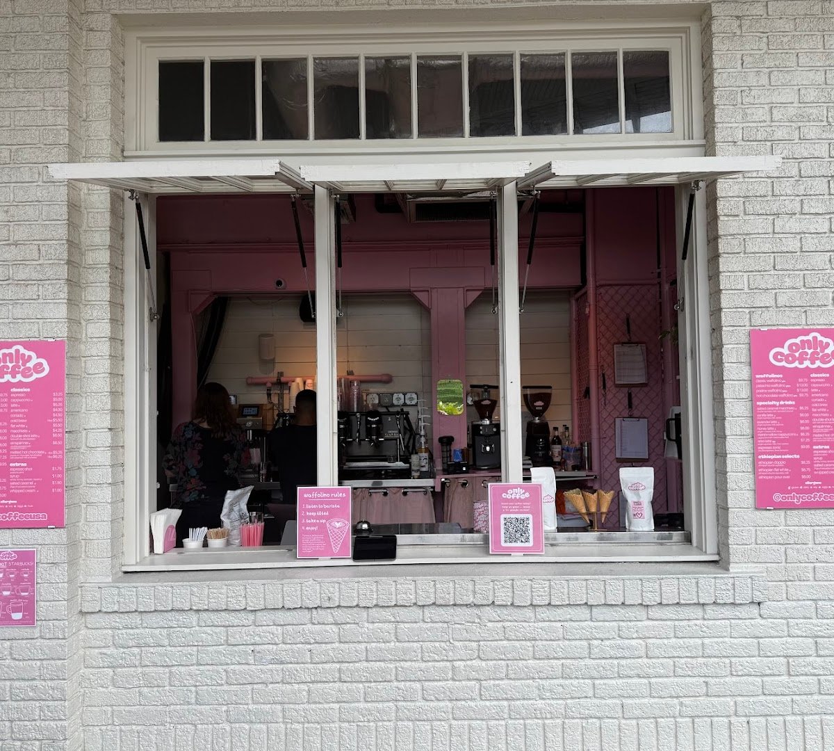Storefront of only coffee, specialty coffee shop in New Orleans