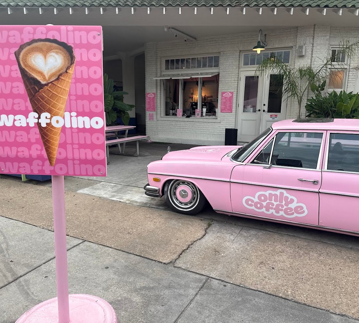 Storefront of only coffee, specialty coffee shop in New Orleans