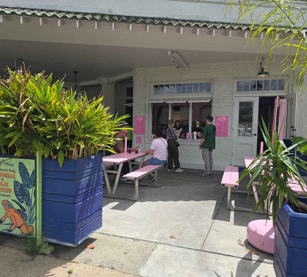 Storefront of only coffee, specialty coffee shop in New Orleans