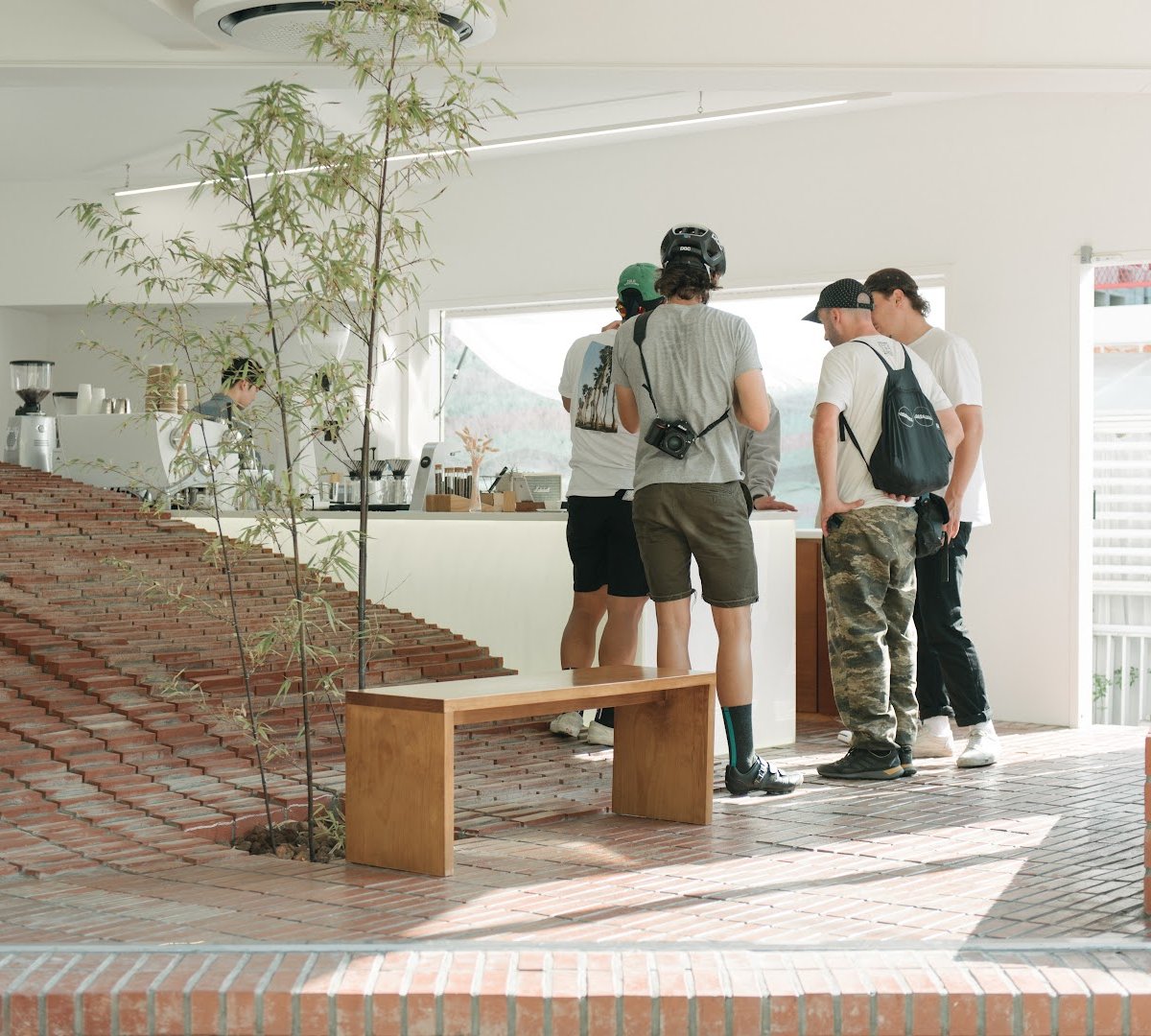 Interior of Coffee Nap Roasters Yeonnam, specialty coffee shop in Seoul