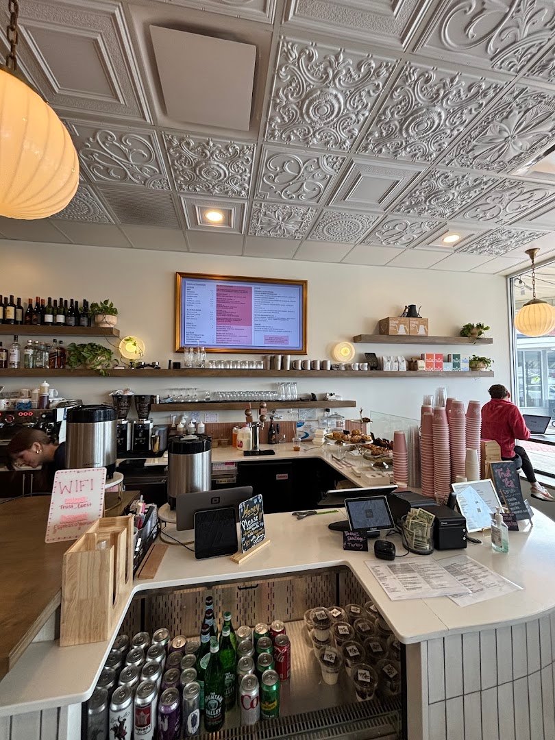 Interior of Trust Coffee Co, specialty coffee shop in Cleveland
