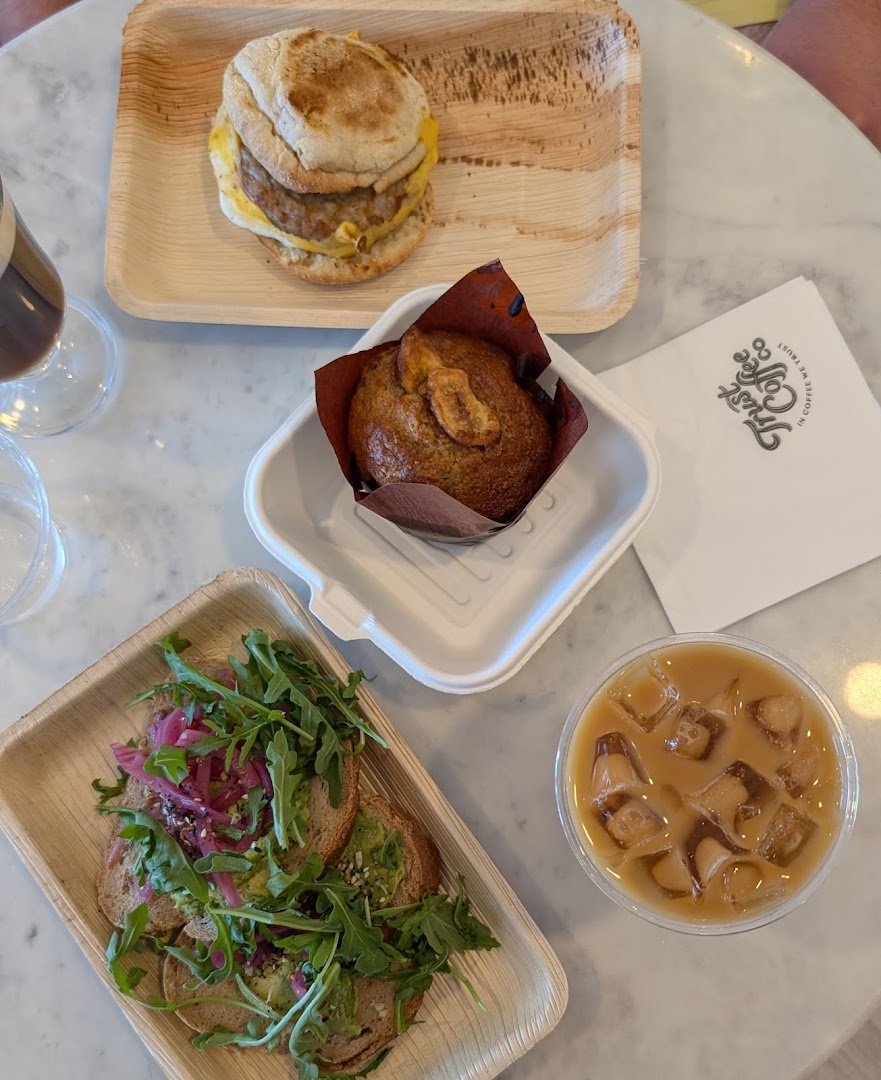 Food at Trust Coffee Co, specialty coffee shop in Cleveland