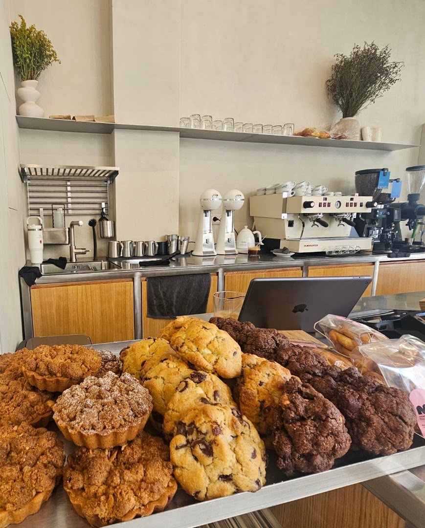 Interior of Moden, specialty coffee shop in Athens