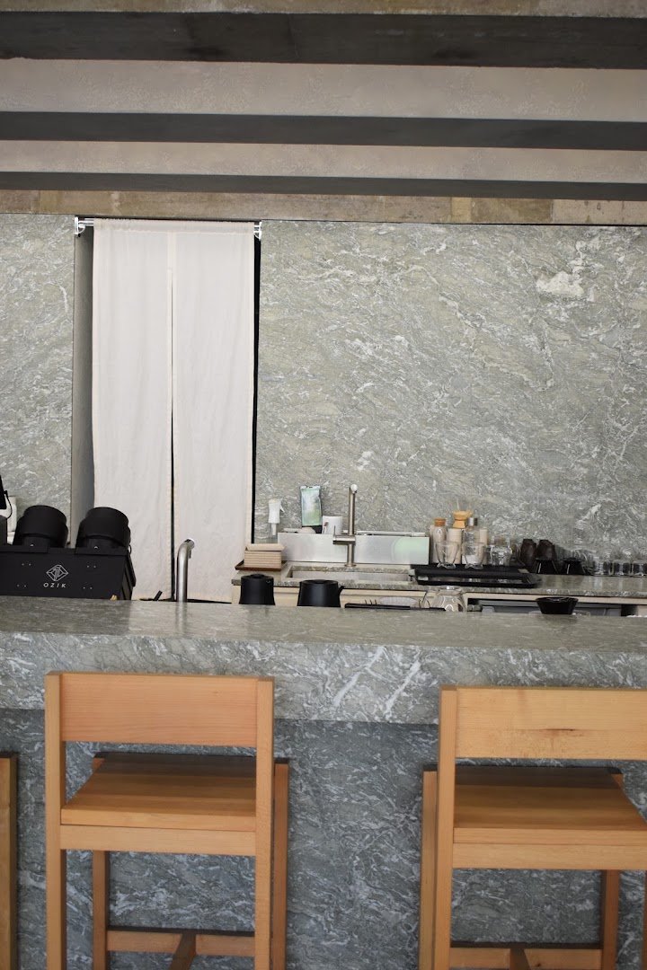 Interior of Dorae Knot, specialty coffee shop in Seoul