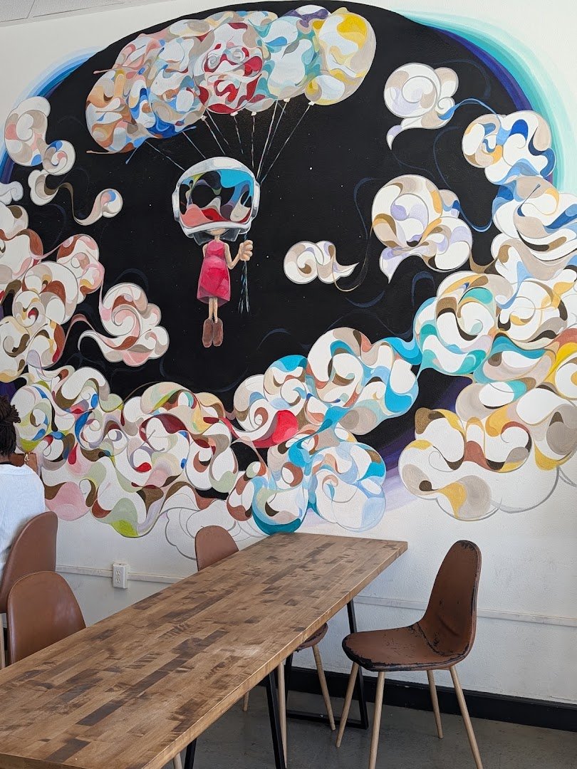 Interior of Aware Coffee, specialty coffee shop in Las Vegas