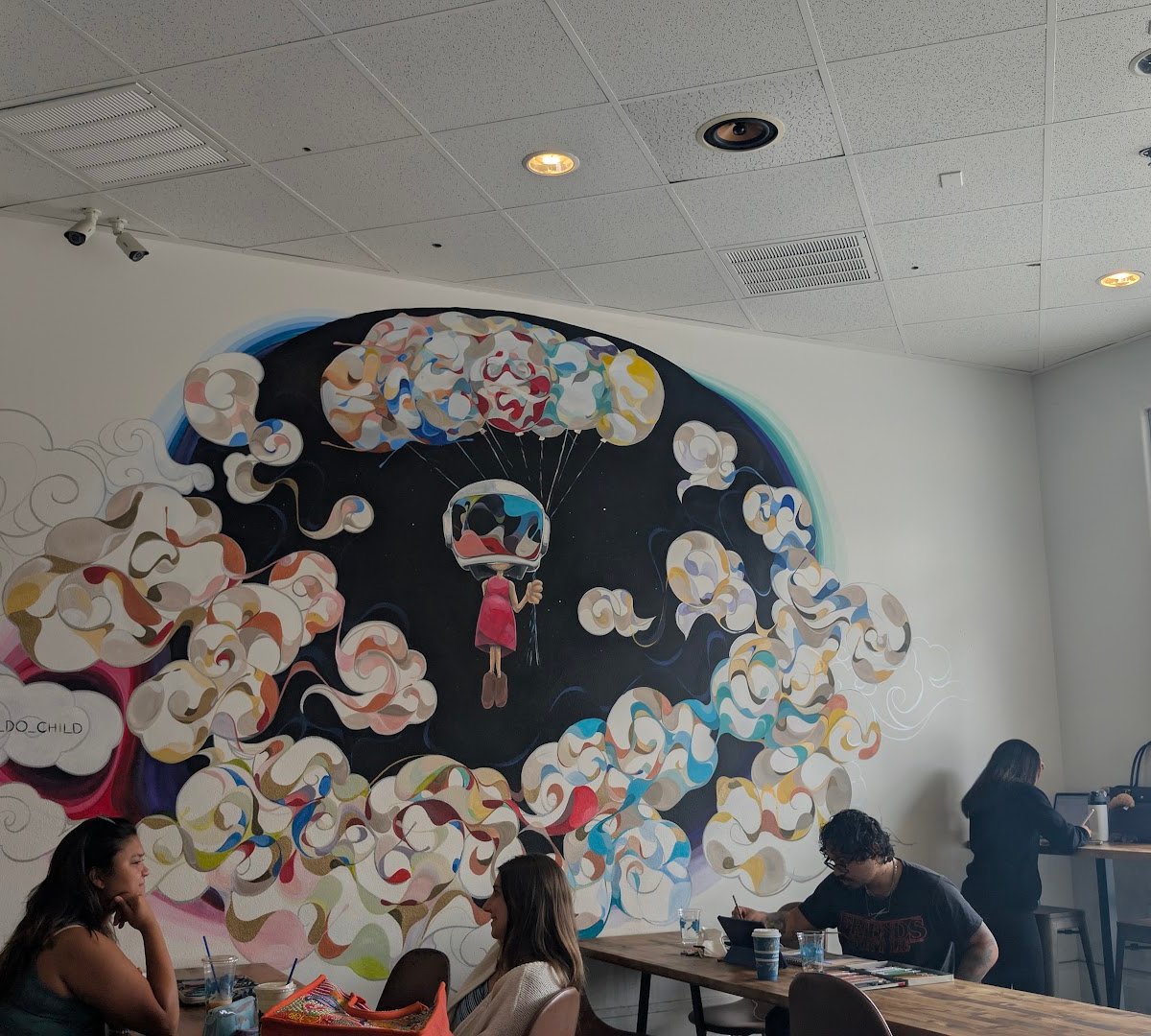 Interior of Aware Coffee, specialty coffee shop in Las Vegas