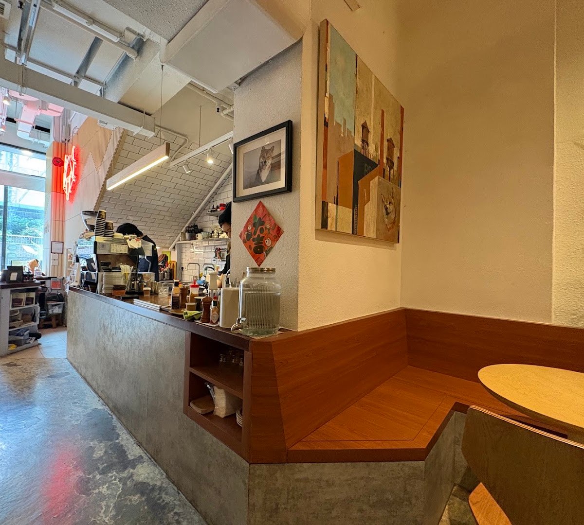Interior of Black Sugar Coffee & Lifestyle, specialty coffee shop in Hong Kong