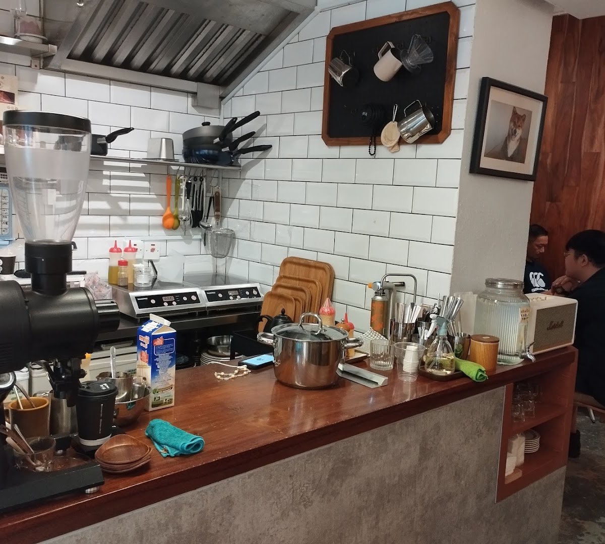 Interior of Black Sugar Coffee & Lifestyle, specialty coffee shop in Hong Kong