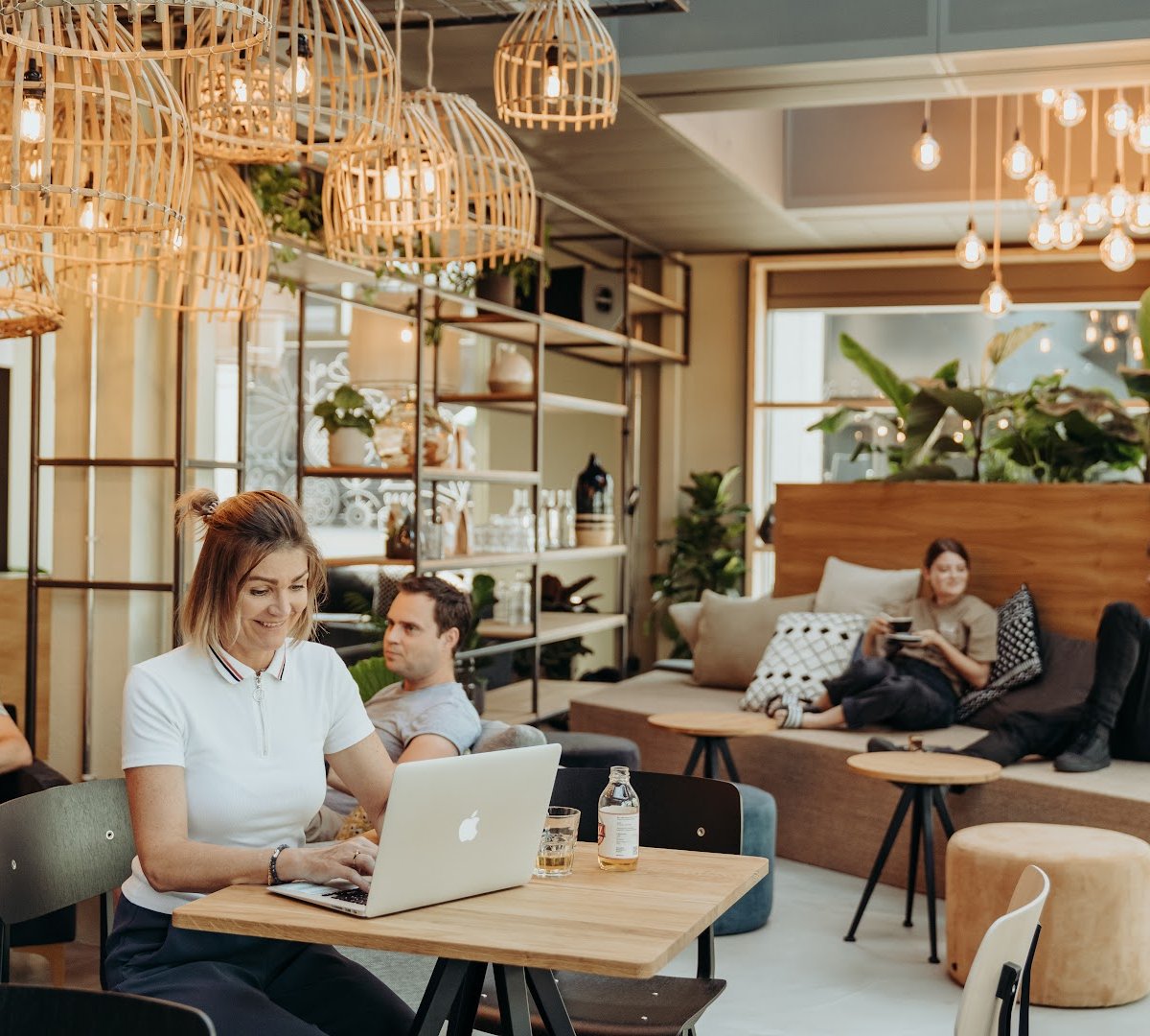 Interior of Stettbacher, specialty coffee shop in Zurich