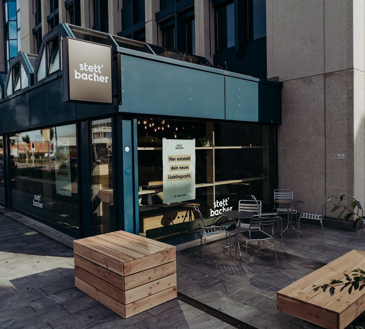 Storefront of Stettbacher, specialty coffee shop in Zurich