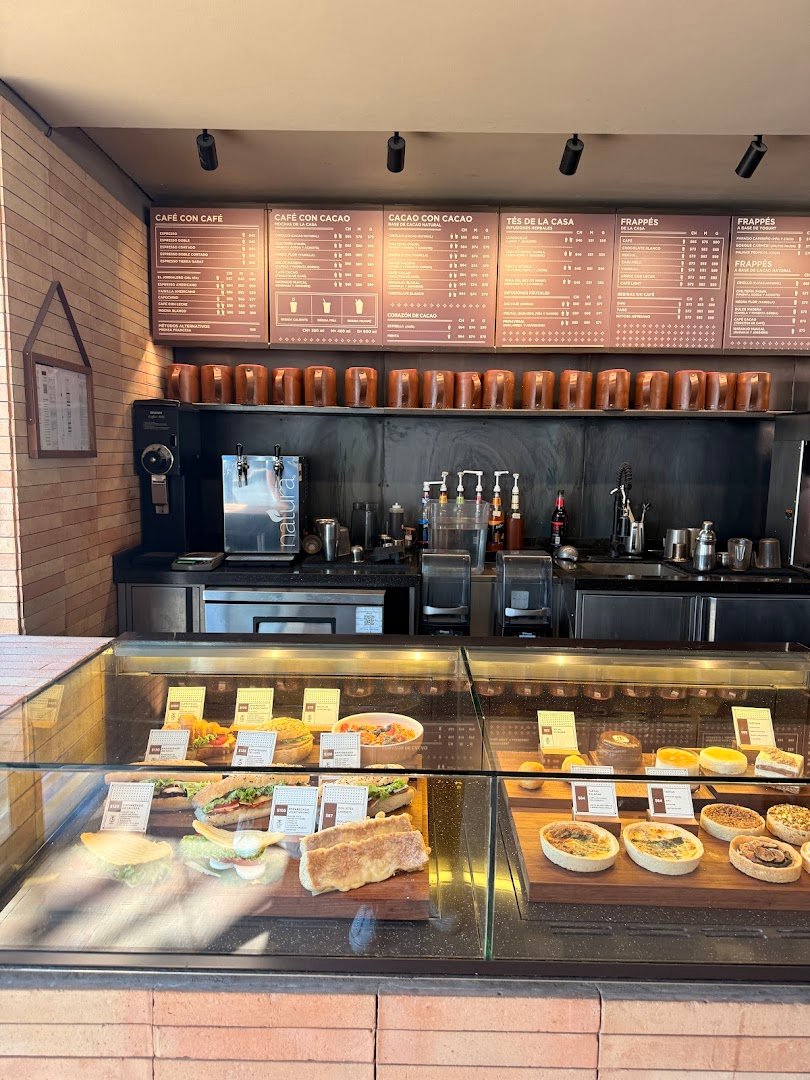 Interior of Tierra Garat Florencia, specialty coffee shop in Mexico City
