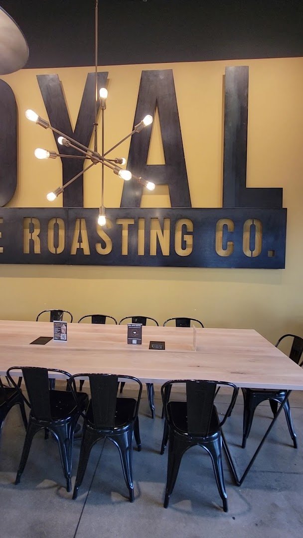 Interior of Royal Coffee Roasting, specialty coffee shop in Las Vegas