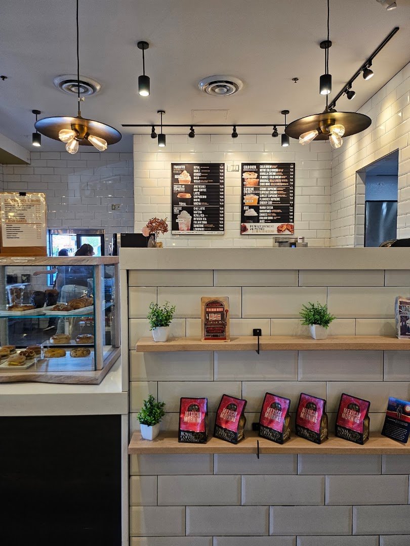 Interior of Royal Coffee Roasting, specialty coffee shop in Las Vegas