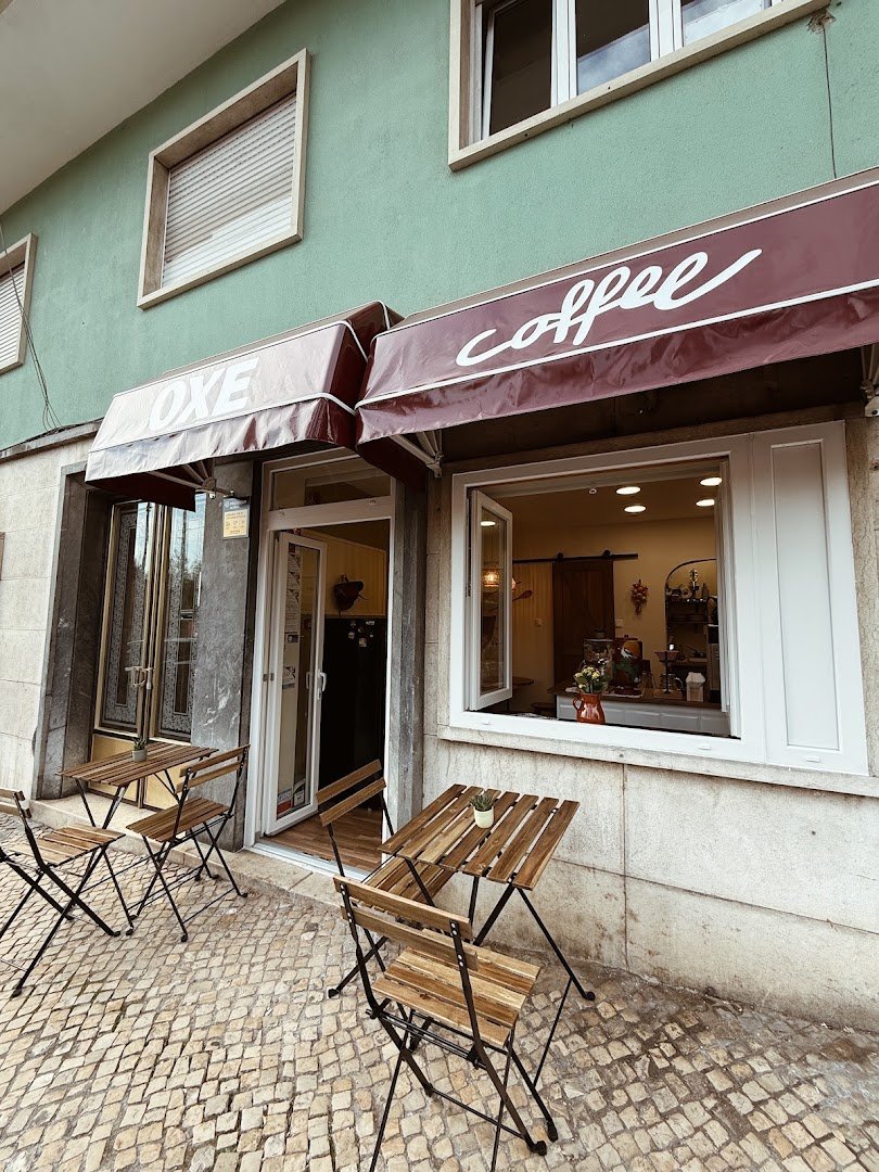 Storefront of Oxe Coffee, specialty coffee shop in Lisbon