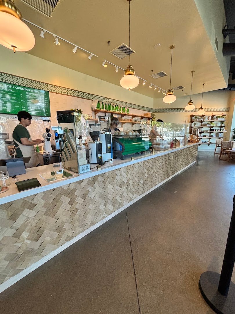 Interior of Hijau Coffee, specialty coffee shop in San Jose